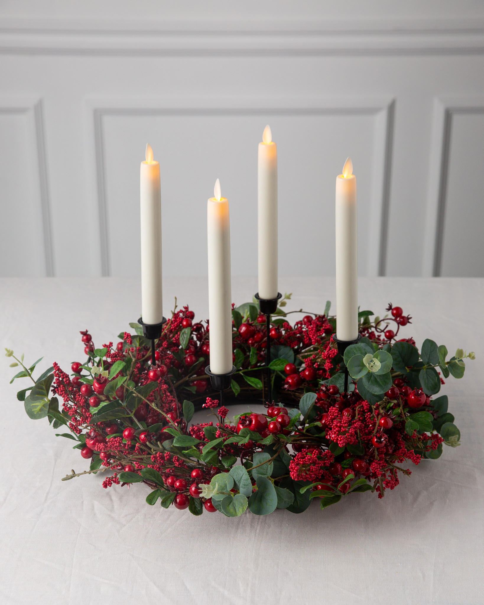 Mixed Berry Advent Wreath Balsam Hill UK